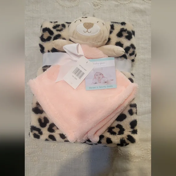 Pink and Gray Baby Onesie Set with Blanket Set 3 Pieces !!!!( 3 SETS )!!!! - Picture 3 of 5